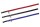 KARLIE Halsband 10mm 30cm Blau Velours mit Glöckchen für Katzen