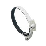 KARLIE Halsband Weiss10mm 30cm mit Perlmutschnalle mit...