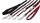 KARLIE Leine ART DECOR FÜHRLEINE 10mm 200cm schwarz/rot für Hunde