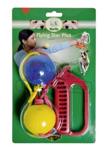 KARLIE Flying Star Plus Grip-Controll +2 Bälle Farblich Sortiert für Hunde