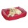 KARLIE Hundebett Quantum Life 60 x 45 x 18cm Rot Reißverschluss waschbar 60°C