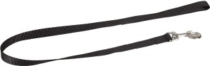 KARLIE Leine ART SPORTIV Führleine Nylon 25mm 100cm Schwarz für Hunde