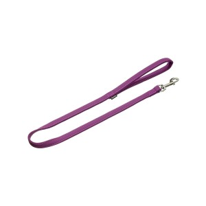 KARLIE Führleine ART BUFFALO DECO 14mm 110cm Kunstleder Farbe Lila für Hunde