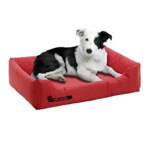 KARLIE Hundebett NO LIMIT TEFLON®-beschichtet 60 x 50 x 20 cm rot für Hunde
