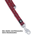 KARLIE Hundeleine Art Joy Plus 20mm 200cm Rot Motivband...