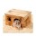 KARLIE Nagerhaus Wonderland Loft geflammt Holz Größe S 20 x 15 x 11cm