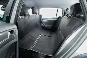 TRIXIE Zubehör AUTO-SCHONDECKE teilbar 1,45 x 1,60 m schwarz für Hunde