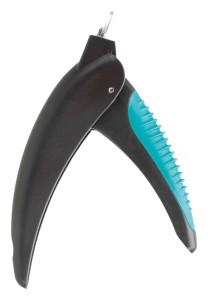 TRIXIE Pflege Krallenzange 14cm mit Gummieinlage für Hunde Katzen Kleintiere