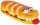 TRIXIE Spielzeug SNACK TOY SALAMI LA FLUTE mit Quietscher Vinyl 19cm für Hunde