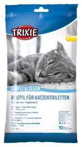 TRIXIE Beutel SIMPLE`N`CLEAN für Katzentoiletten L bis 46 x 59cm 10 St für Katzen