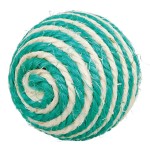 TRIXIE Spielzeug SISAL-BALL ø 6cm Catnip Rassel...
