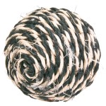 TRIXIE Spielzeug SISAL-BALL ø 6cm Catnip Rassel für Katzen