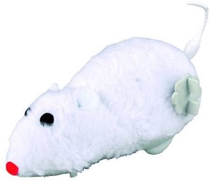 TRIXIE Spielzeug AUFZIEH-MAUS Plüsch Catnip 11cm für Katzen