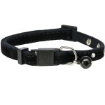 TRIXIE Katzenhalsband mit Strassbesatz Samt farblich sortiert snap & easy