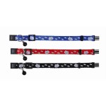 TRIXIE Halsband Katze/Pfoten-Motiv reflektierend Nylon...