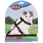 TRIXIE Kätzchengeschirr mit Leine Nylon 19-31 cm 8...