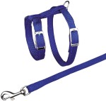 TRIXIE Geschirr mit Leine Nylon 22-42 cm/10 mm sortiert...
