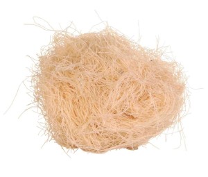 TRIXIE Nistmaterial Scharpie Baumwollfaser 50g für Kanarien Zebrafinken Hamster