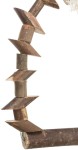 TRIXIE Spielzeug Natural Living Bogenschaukel Rindenholz 15 x 20cm für Vögel