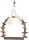 TRIXIE Spielzeug Natural Living Bogenschaukel Rindenholz 15 x 20cm für Vögel