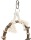 TRIXIE Spielzeug Natural Living Bogenschaukel Rindenholz 15 x 20cm für Vögel