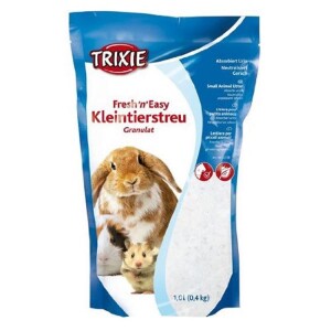 TRIXIE Hygiene FreshnEasy Kleintierstreu Granulat 1 Liter für Kleintiere