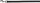 TRIXIE Hundeleine Softline Elegance M-L 1,00 m/25 mm schwarz doppellagiges Nylon