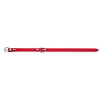 TRIXIE Halsband Basic M 37-43 cm/18 mm Leder rot für...