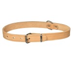 TRIXIE Halsband Basic L 45-54 cm/22 mm Leder natur für Hunde