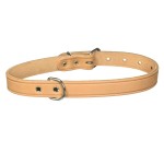 TRIXIE Halsband Basic L 47-57 cm/25 mm Leder natur...