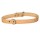 TRIXIE Halsband Basic L 47-57 cm/25 mm Leder natur für Hunde