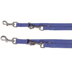 TRIXIE Verlängerungsleine Premium doppellagig L-XL 2,00 m/25 mm blau für Hunde