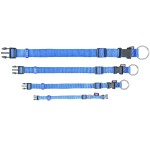 TRIXIE Halsband Premium M-L 35cm - 55cm / 20mm blau...