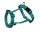 TRIXIE Geschirr PREMIUM H-GESCHIRR L-XL 75-100cm Gurt 25mm aquamarin für Hunde