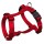 TRIXIE Geschirr Premium H-GESCHIRR L-XL 75-100 cm Gurt 25mm Farbe rot für Hunde