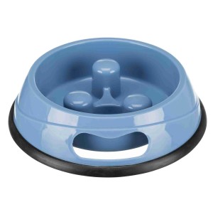 TRIXIE Napf SLOW FEED 0,9 l Ø 23 cm farblich sortiert für Hunde