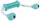 TRIXIE Spielzeug DENTA FUN STICK mit Seil Mintfresh Naturgummi 33cm für Hunde