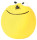 TRIXIE Spielzeug SMILEYS Latex 1 Stück ø 6 cm sortiert mit Quietscher für Hunde