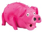 TRIXIE Spielzeug BORSTENSCHWEIN Original-Tierstimme Latex 21cm für Hunde