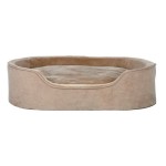 TRIXIE Bett DARIUSA mit Rand Veloursleder-Optik 55 x 45cm...