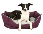 TRIXIE Liegebett BETT PYRA 55 x 42 cm lila/grau...