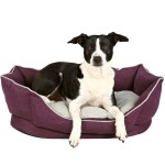 TRIXIE Bett PYRA 70 x 55 cm lila/grau mit Wendekissen...