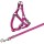 TRIXIE Zubehör GESCHIRR mit Leine Nylon 26-37 cm/10 mm 1,20 m für Katzen