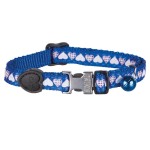 TRIXIE Katzenhalsband Motivband mit HERZEN Nylon snap & easy farblich sortiert