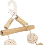 TRIXIE Vogelspielzeug Hängebrücke Bambus Kokos Sisalseil 45cm