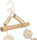 TRIXIE Vogelspielzeug Hängebrücke Bambus Kokos Sisalseil 45cm