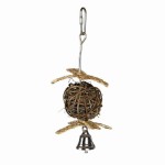 TRIXIE Spielzeug Natural Living Weidenball mit Glocke...