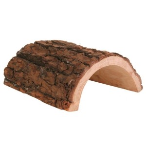 TRIXIE Tunnel Natural Living Holz 16 x 8 x 20 cm für Kleintiere