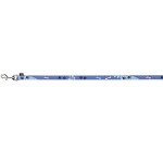 TRIXIE Leine Modern Art WOOF XS-S 1,20 m/15 mm blau Motiv...