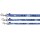 TRIXIE Leine Modern Art WOOF M-L 1,00 m/20 mm blau Motiv für Hunde